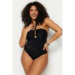 Ženski bodi Trendyol TBBSS23AM00013/Black crna