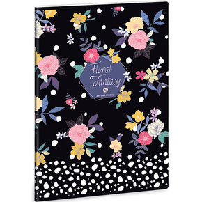 Floral Prism bilježnica bez linija A/4
