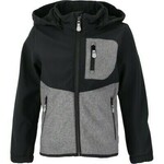 Children's softshell jacket ZigZag TARZAN crna
