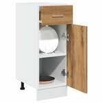 vidaXL Donji dio ladice Artisan hrast 30x46x81,5 cm izrađeno drvo