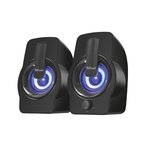 Trust Gemi RGB 2.0 zvučnici, 2.0, 12W, crni USB
