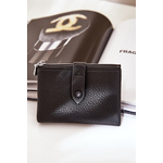 marka niezdefiniowana Eco Leather Women's Wallet Black Bronica smeđa
