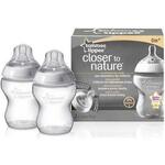Tommee Tippee C2N Closer to Nature Natured bočica za bebe 2 kom 0m+ 2x260 ml