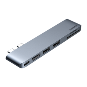 Adapter 6 w 2 UGREEN CM380 Hub USB-C Apple MacBook Air/Pro