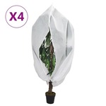Navlake za biljke od flisa s patentom 4 kom 70 g/m² 3 93x3 m