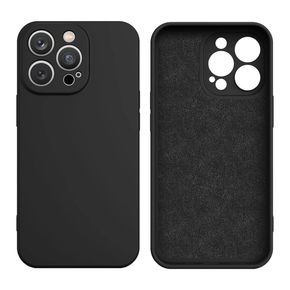 Silicone Case maskica za iPhone 14 Pro Max: crna