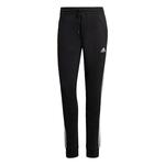 ADIDAS SPORTSWEAR Sportske hlače 'Essentials 3-Stripes French Terry Cuffed' crna / bijela