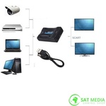Adapter konverter HDMI na SCART + USB kabel za napajanje za DC 5V