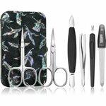 DuKaS Premium Line Solingen 126 set za manikuru + etui Silver Birds