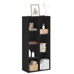 vidaXL Regal za knjige crni 50x25x105 cm od konstruiranog drva