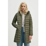 Jakna Pepe Jeans AMMY LONG za žene, boja: zelena, za zimu, PL402442