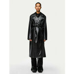 Pieces Trench Natrix 17151426 Crna Regular Fit