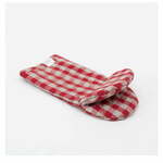 Lanena kuhinjska rukavica Red Gingham – Linen Tales