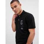 GAP Polo T-shirt pique - Men crna