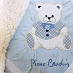 Deka Pierre Cardin Teddy, plava, 80x110 cm
