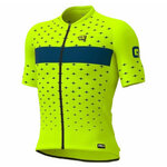 MAJICA ALE STARS SS FLUO YELOW-PETROL