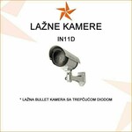 LAŽNA BULLET KAMERA SA TREPĆUĆOM DIODOM IN11D