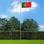 vidaXL Portugalska zastava 90 x 150 cm