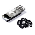 Jimi Hendrix™ Pick Tin Silver Portrait II