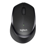 Logitech M330 Silent Plus bežični miš, crni/crveni/plavi