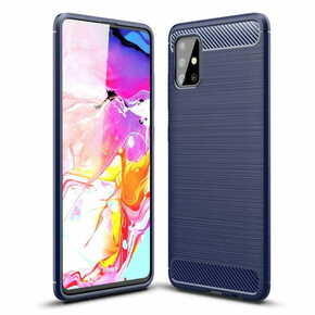 Maskica Carbon Case za Samsung Galaxy A51-plava