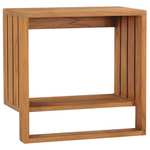 vidaXL Zidni stalak za ručnike 35 x 20 x 35 cm od masivne tikovine