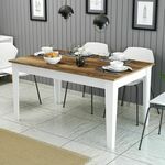 Blagovaonski stol, Milan 520 - Walnut, White