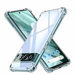 Techsuit Shockproof Clear Silicone prozirna maskica otporna na udarce za Google Pixel 9 Pro XL