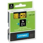 Dymo traka za ispis naljepnica D1 Schriftband 9 mm x 7 m, žuta