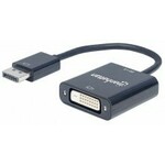 Adapter Manhattan DisplayPort (M) na DVI-D 24-1 (Ž) DP1.2a HDCP crni 152228