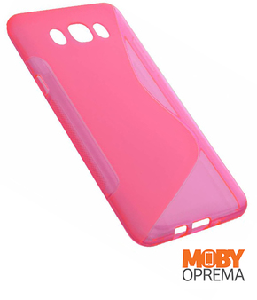 Samsung Galaxy J7 2016 roza silikonska maska