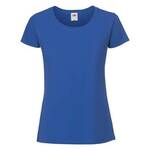 Iconic 195 Ringspun Premium Premium Fruit of the Loom Blue T-shirt plava