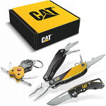 Caterpillar višenamjenski poklon set, nož, kliješta i privjesak za ključeve CT240192