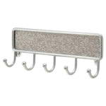 Metalna vješalica za ključeve iDesign Twillo, 21 x 14 cm