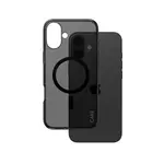 CARE by PanzerGlass® Flagship Case Smokey Urban Combat with Black MagSafe iPhone 16 Plus