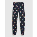 GAP Kids Leggings Organic Cotton - Girls plava, kremasta