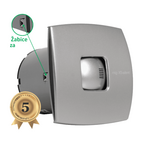 KUPAONSKI VENTILATOR FI100 KLAPNA+TIMER SILVER