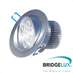 X-LIGHT ugradbena LED lampa 7x1W, topla bijela 3000K, dimabilna (Bridgelux led)