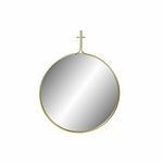 Zidno ogledalo DKD Home Decor Ogledalo zlatan Metal (72 x 2 x 91,5 cm) , 6900 g