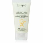 Ziaja Face Mask + Scrub with Glycolic Acid maska za piling 55 ml