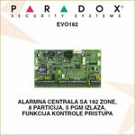 PARADOX ALARMNA CENTRALA SA 8 ULAZA ZA ZONE EVO192