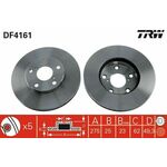 Kočni disk TRW DF4161