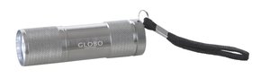 GLOBO 31903 | Flashlight Globo nosiva svjetiljka s prekidačem baterijska/akumulatorska 9x LED 43lm aluminij