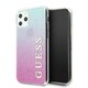 Guess GUHCN65PCUGLPBL iPhone 11 Pro Max pink blue hard case Glitter Gradient