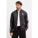 Jakna adidas Essential boja: crna, za prijelazno razdoblje, JD1294
