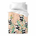 Dječja pamučna posteljina Moshi Moshi Panda Garden, 100 x 120 cm