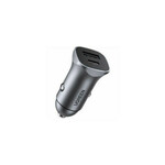 UGREEN auto punjač 24W, USB-C+USB-A, PD3.0/QC3.0, srebrni 30780