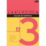 Daler Rowney Red and Yellow Drawing Paper Blok za skiciranje A3 150 g