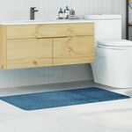 vidaXL Plava Poliester 70 x 120 cm Prostirka za kupaonicu Pravokutna