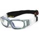 Sportski zaštitni okvir za naočale JH811 - prozirno sivo-plavi (veličina XL)